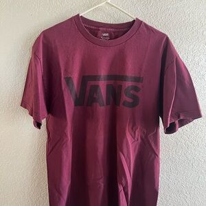 Vans Men's Burgundy T-Shirt